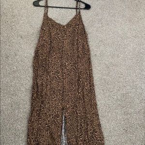 Reformation Leopard Midi Dress size 14